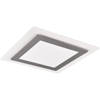 LED Plafondlamp - Trion Groan - 46W - Aanpasbaar kleur - Dimbaar - Vierkant - Mat Nikkel - Metaal