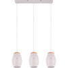 LED Hanglamp - Trion Dabi - E27 Fitting - 3-lichts - Mat Wit - Metaal