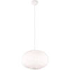 LED Hanglamp - Trion Fluffy XL - E27 Fitting - 1-lichts - Rond - Taupe - Synthetik Pluche