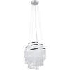 LED Hanglamp - Trion Mop - 38W - Aanpasbare Kleur - Dimbaar - Rond - Chroom - Metaal