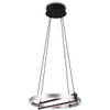 LED Hanglamp - Trion Tompie - 55W - Aanpasbare Kleur - Dimbaar - Rond - Geborsteld Aluminium - Metaal