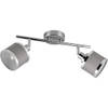 LED Plafondspot - Trion Arona - E14 Fitting - 2-lichts - Rond - Chroom - Metaal