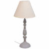 Bureaulamp Alexandra House Living Wit Grijs Metaal Stof 220-240 V 23 x 51 x 23 cm