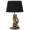 Bureaulamp Alexandra House Living Zwart Goud Gouden Plastic 40 W 31 x 51 x 31 cm Aap