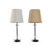 Bureaulamp Home ESPRIT Wit Beige Metaal 25 W 220 V 20 x 20 x 46 cm (2 Stuks)