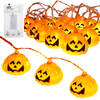 Springos Halloween Decoratie - Lichtslingers - Verlichting - Pompoenen - 20 LED