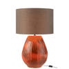 J-line - Lamp Akane Keramiek Rood Large - 55.5x55.5x85cm