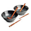 Edo Japan - Ramen Bowl Set 2 pers Koge O/22cm H9cm