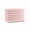 LINNICK Diamond Badstof Handdoek 50x100cm - light pink - set van 10