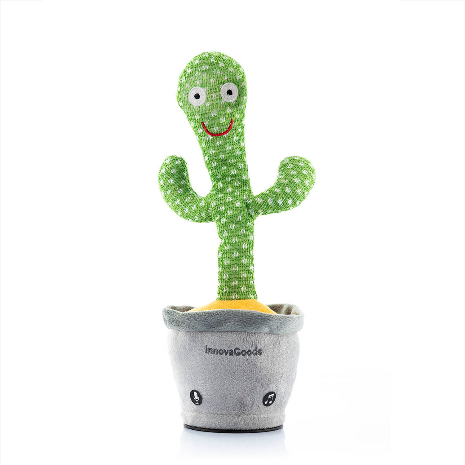 Oplaadbare Dansende en Pratende Cactus met Muziek en Meerkleurige Led&apos;s Cacxi InnovaGoods