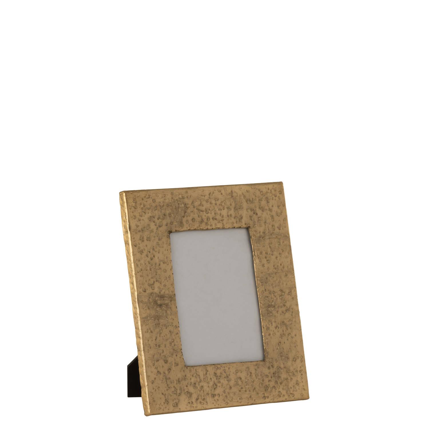 J-line - Fotokader Rechthoek Oneffen Aluminium/glas Goud - 23x30x3cm