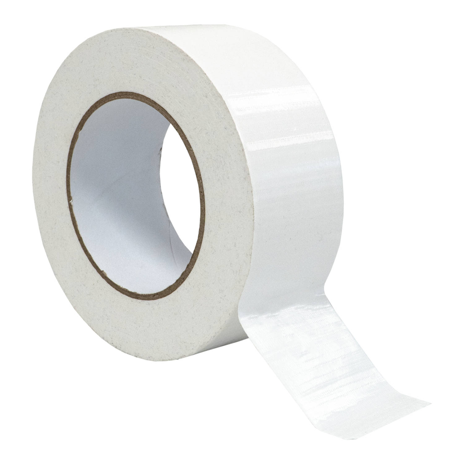 DULA Duct tape - Wit - 50mm x 50m - 1 Rol Ducktape - Reparatie tape