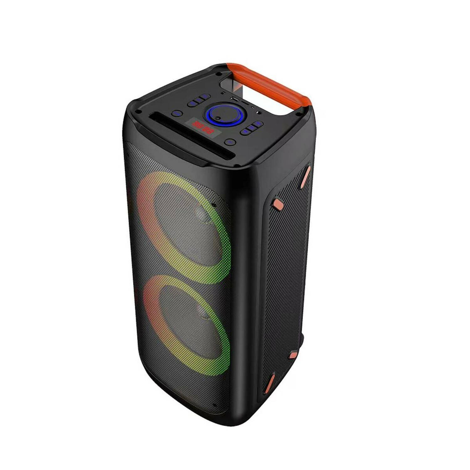 Dankzij de draagbare Bluetooth®-luidsprekers Celly PARTYSPEAKERBK Zwart 40 W