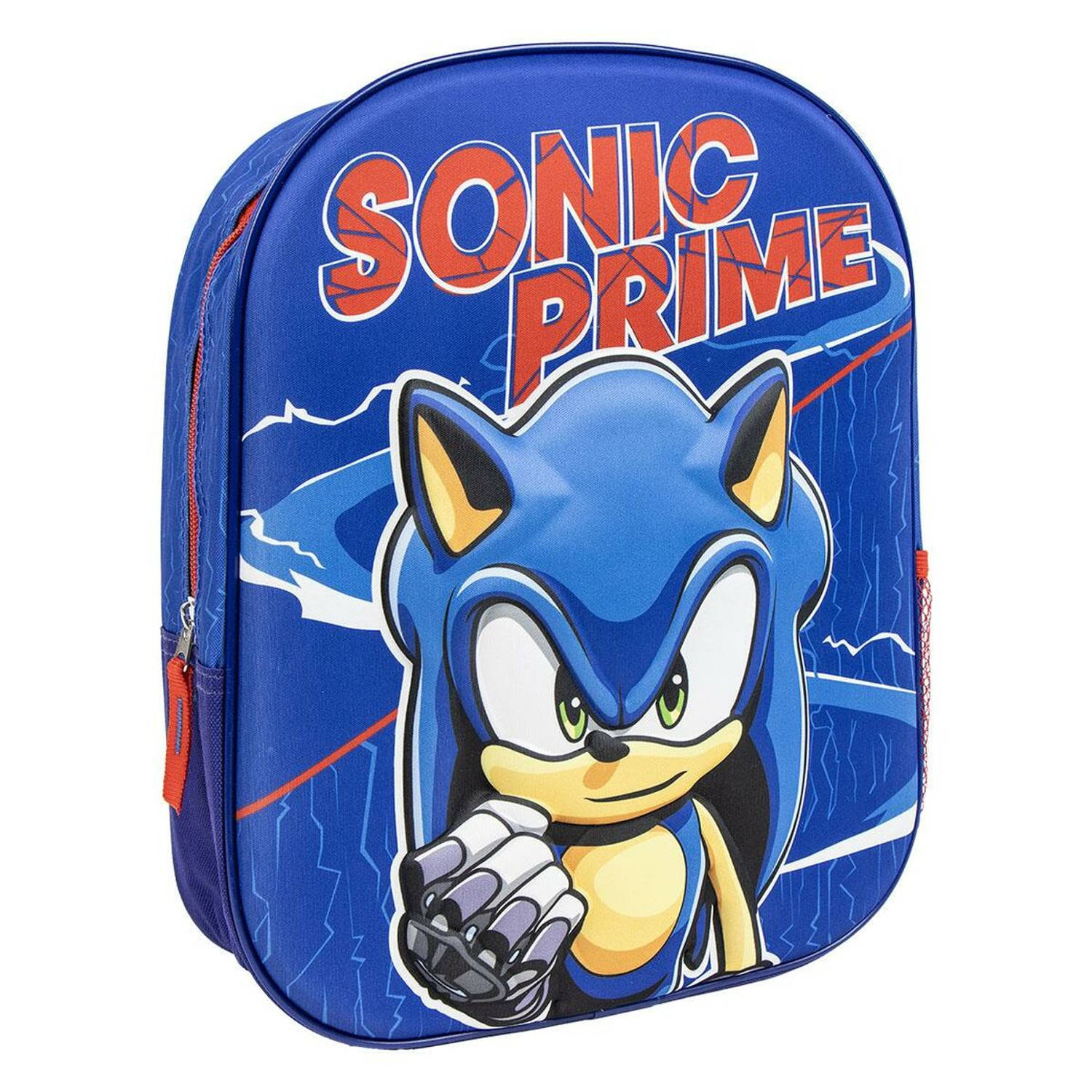 Sonic Prime Rugzak Jongens Meisjes - Hoogte 31cm