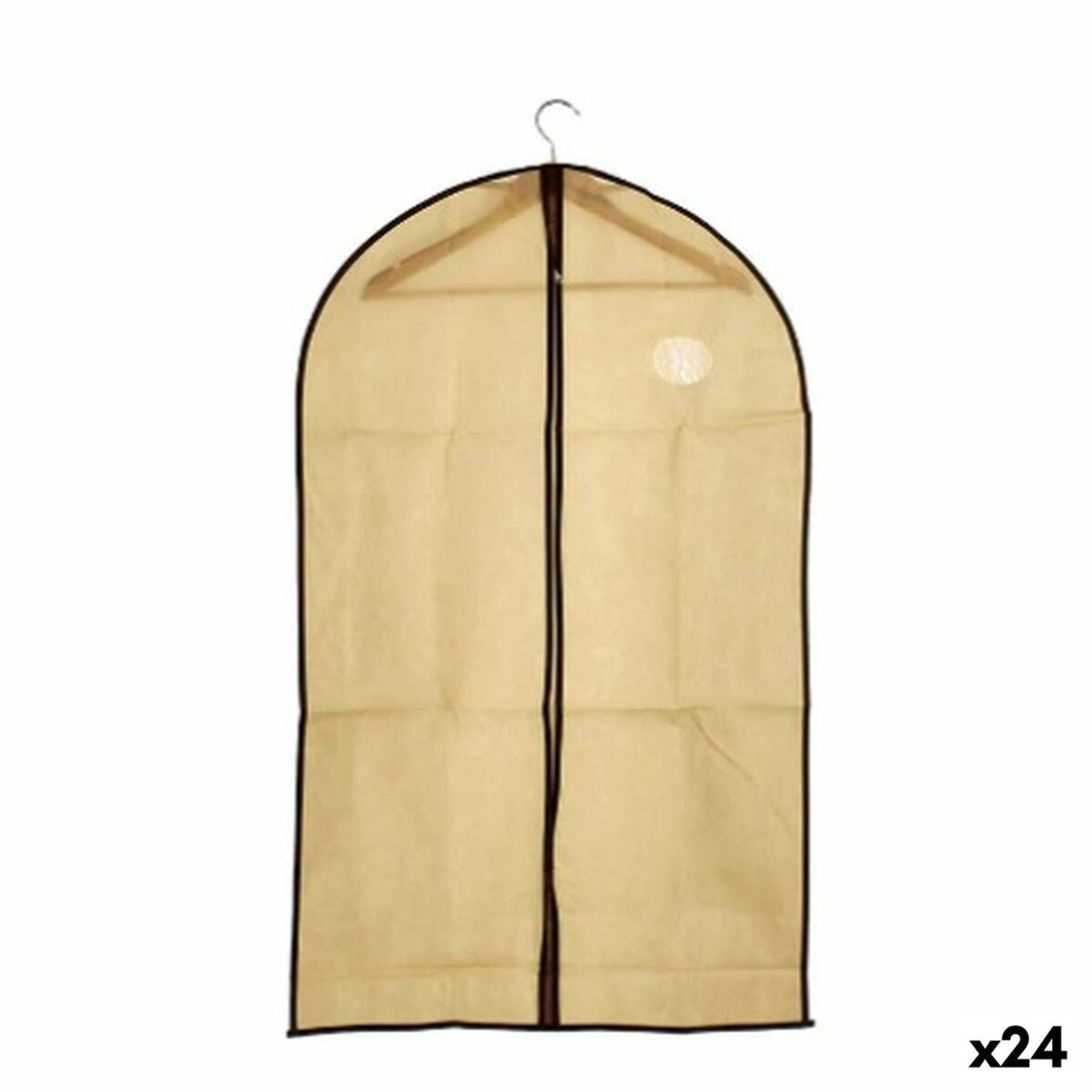 Kledinghoes 60 x 100 cm Beige Polyester Polypropyleen (24 Stuks)