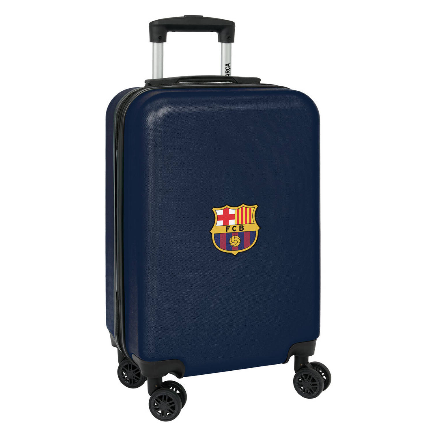 Handbagagekoffer F.C. Barcelona 24/25 Kastanjebruin Marineblauw 20&apos;&apos; 20 L 34,5 x 55 x 20 cm