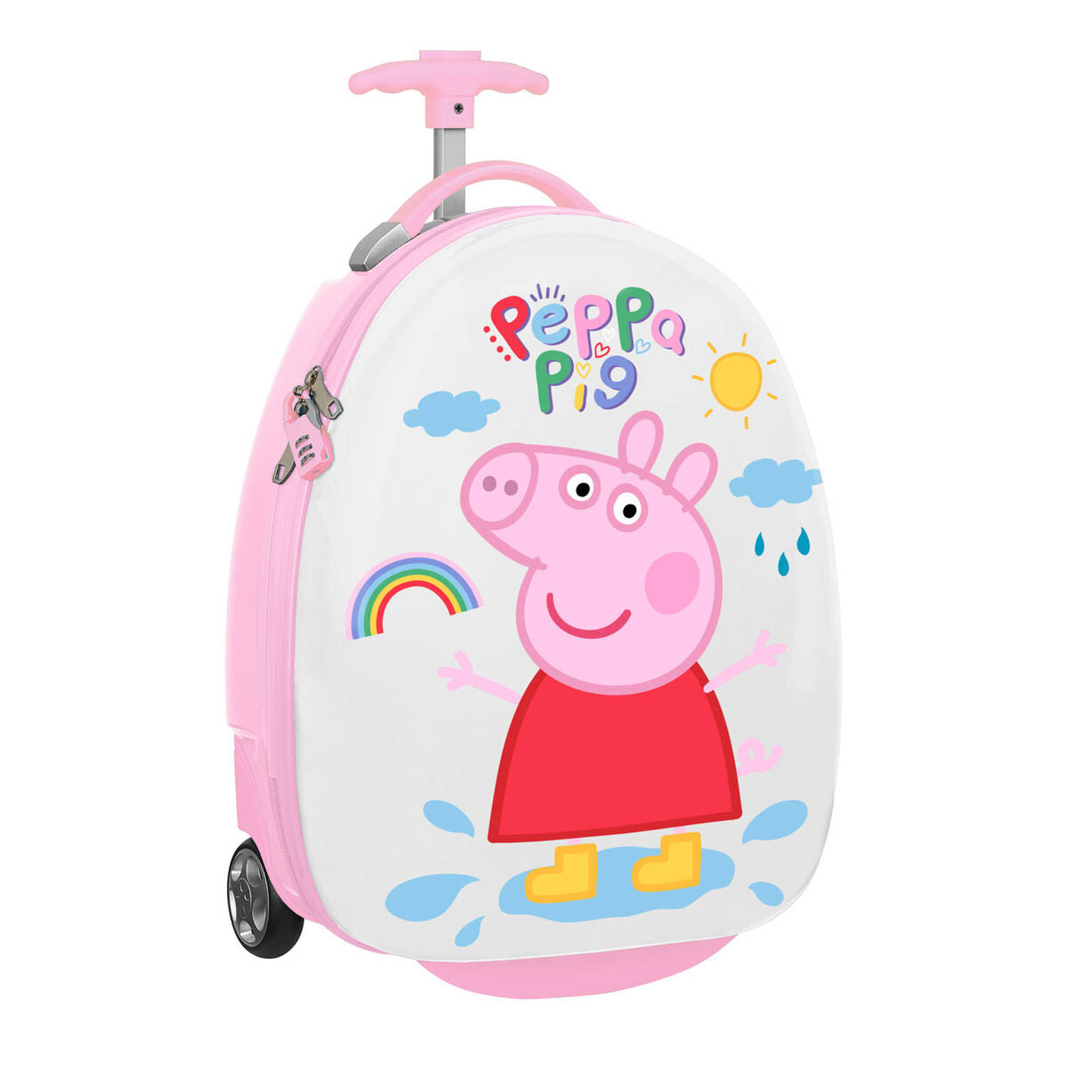 Trolley Peppa Pig peppa pig Kinderen Roze Munt 16&apos;&apos; 28 x 43 x 23 cm