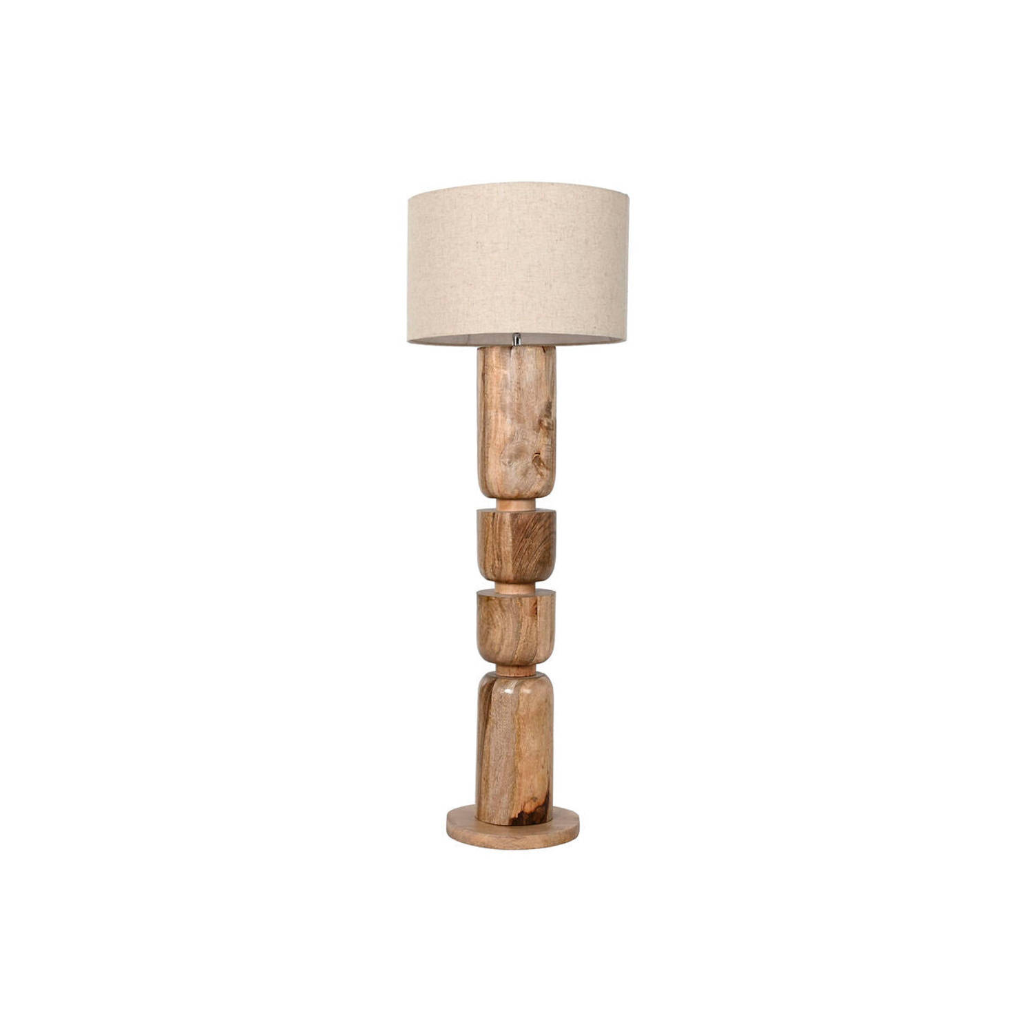 Vloerlamp Home ESPRIT Beige Natuurlijk 220 V 40 x 40 x 116 cm