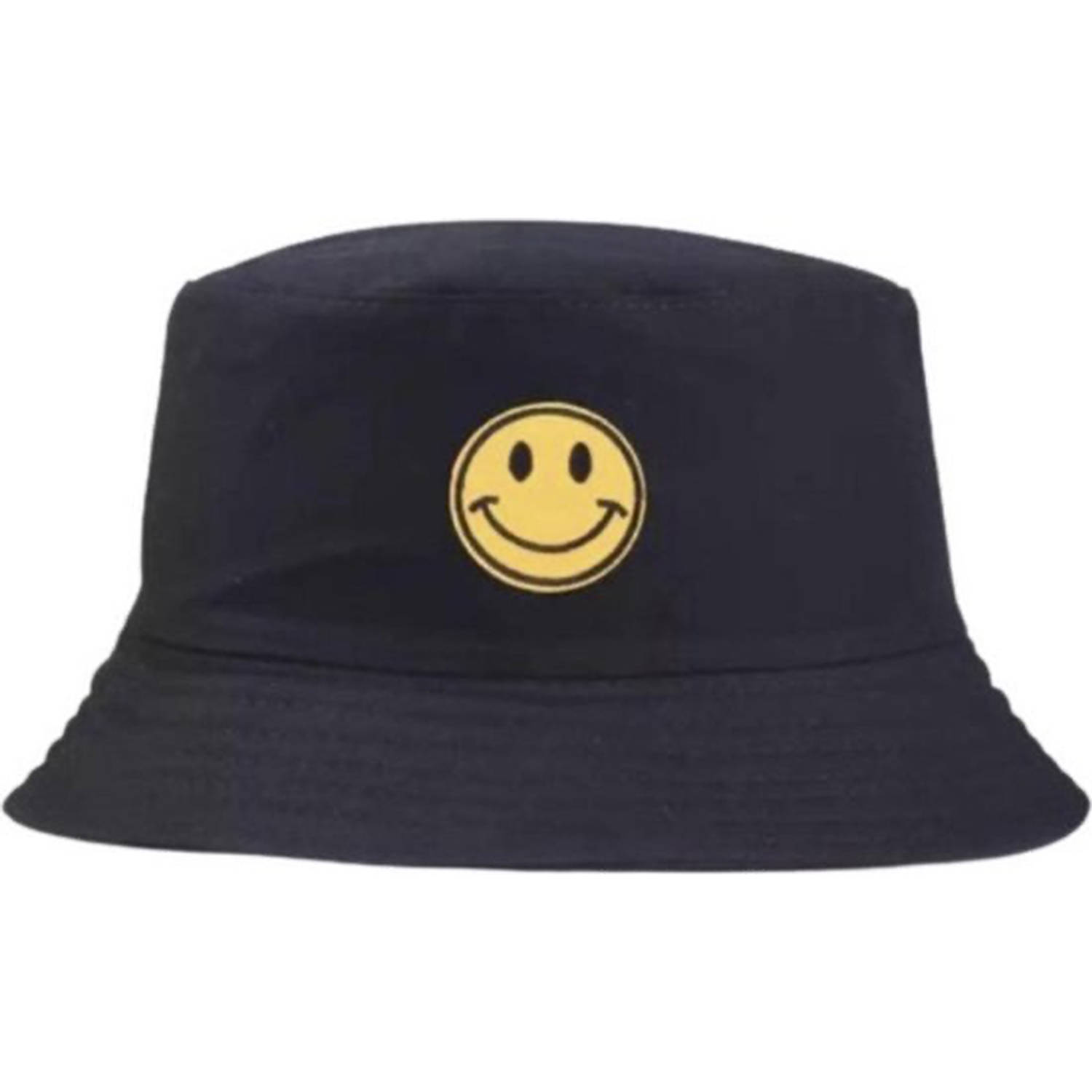 Knaak Bucket Hat Smile - One Size - Zwart