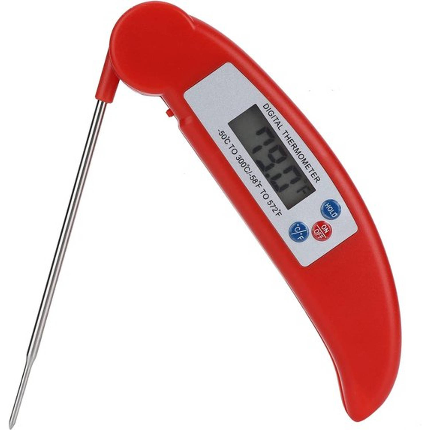 Knaak Digitale Voedingsmeter - Snel - Nauwkeurig - Betrouwbaar - Rood