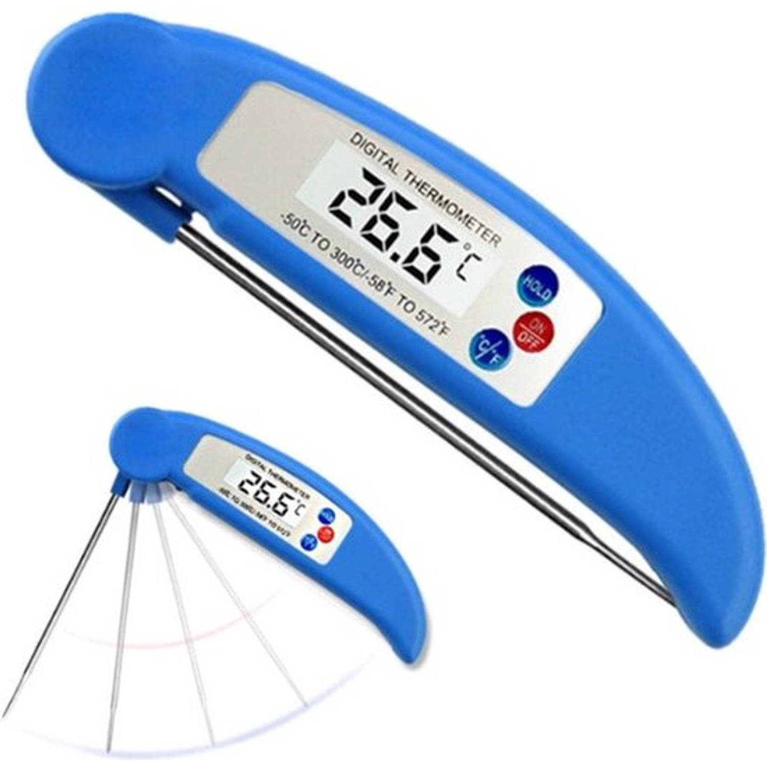 Knaak Digitale Voedingsmeter - Snel - Nauwkeurig - Betrouwbaar - Blauw