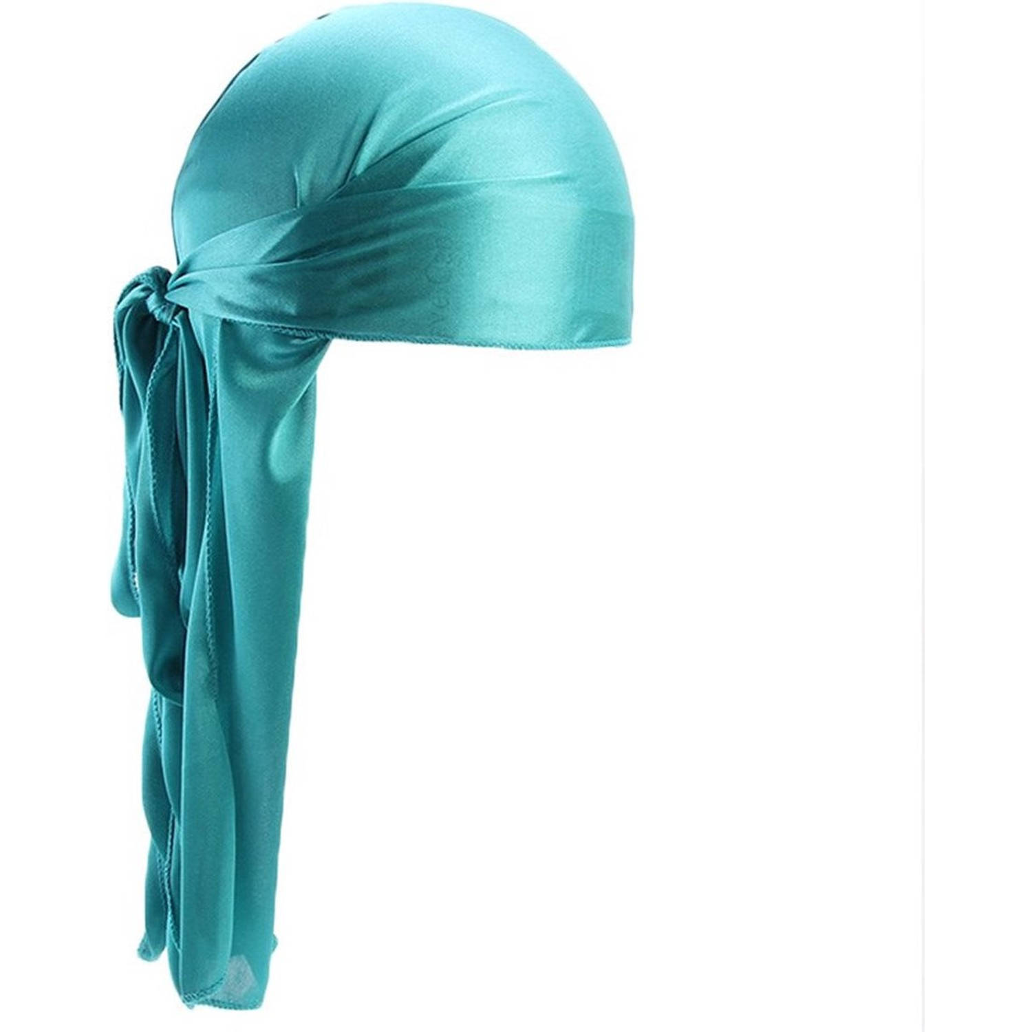 Knaak Du-Rag-Premium Kwaliteit - Waves - Durag - Hoofddeksel - Turquoise - 1 Stuk