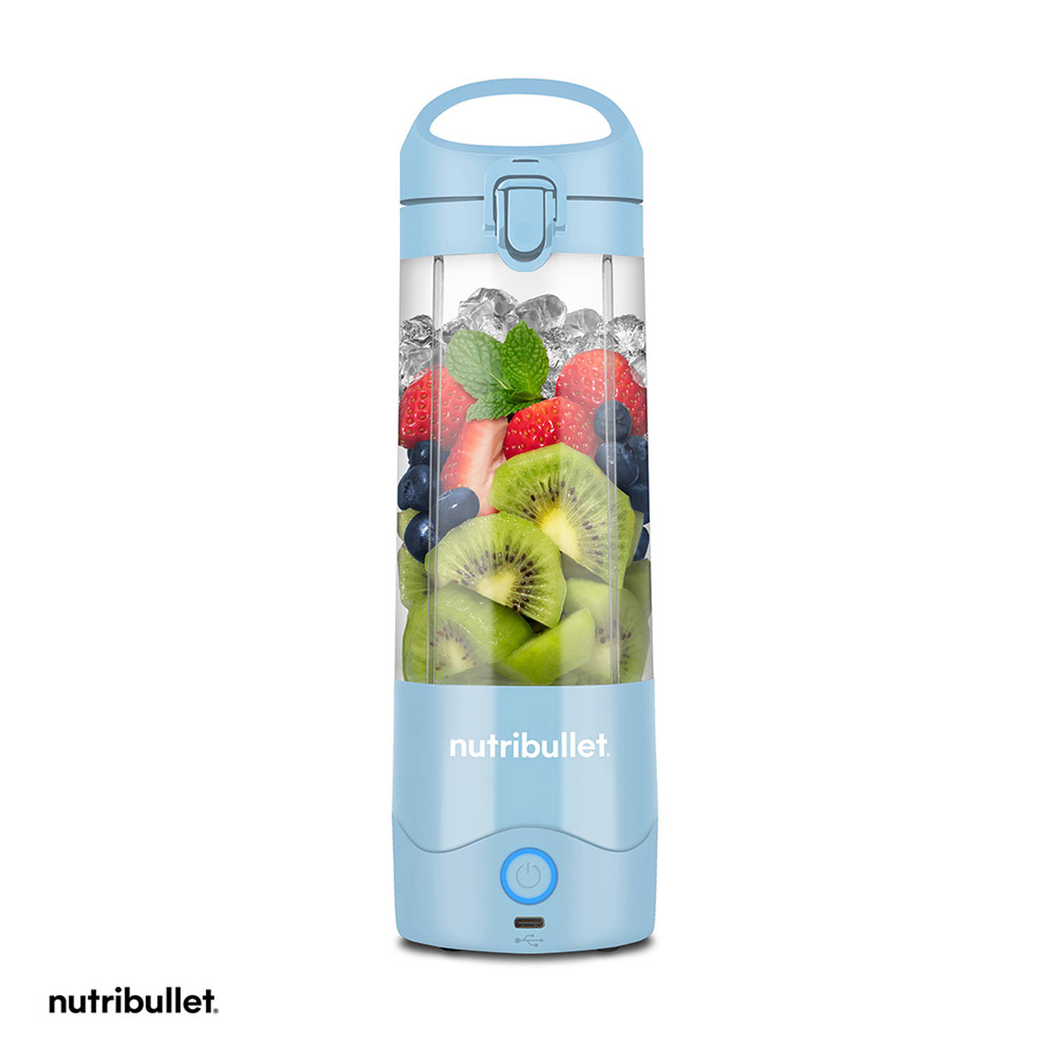 nutribullet Portable - Blender To Go - Mini Blender - Draadloos - Baby Blauw