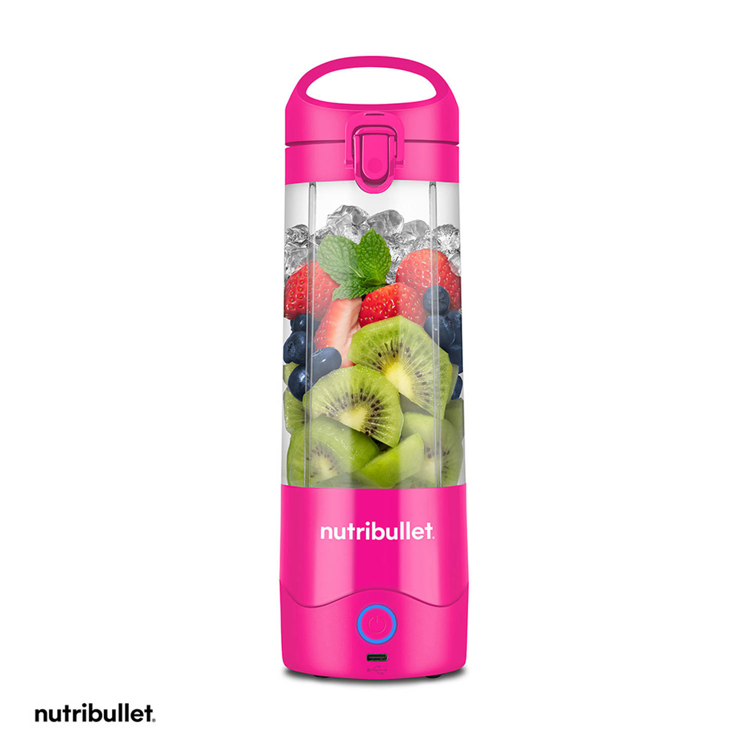 nutribullet Portable - Blender To Go - Mini Blender - Draadloos - Fel Roze