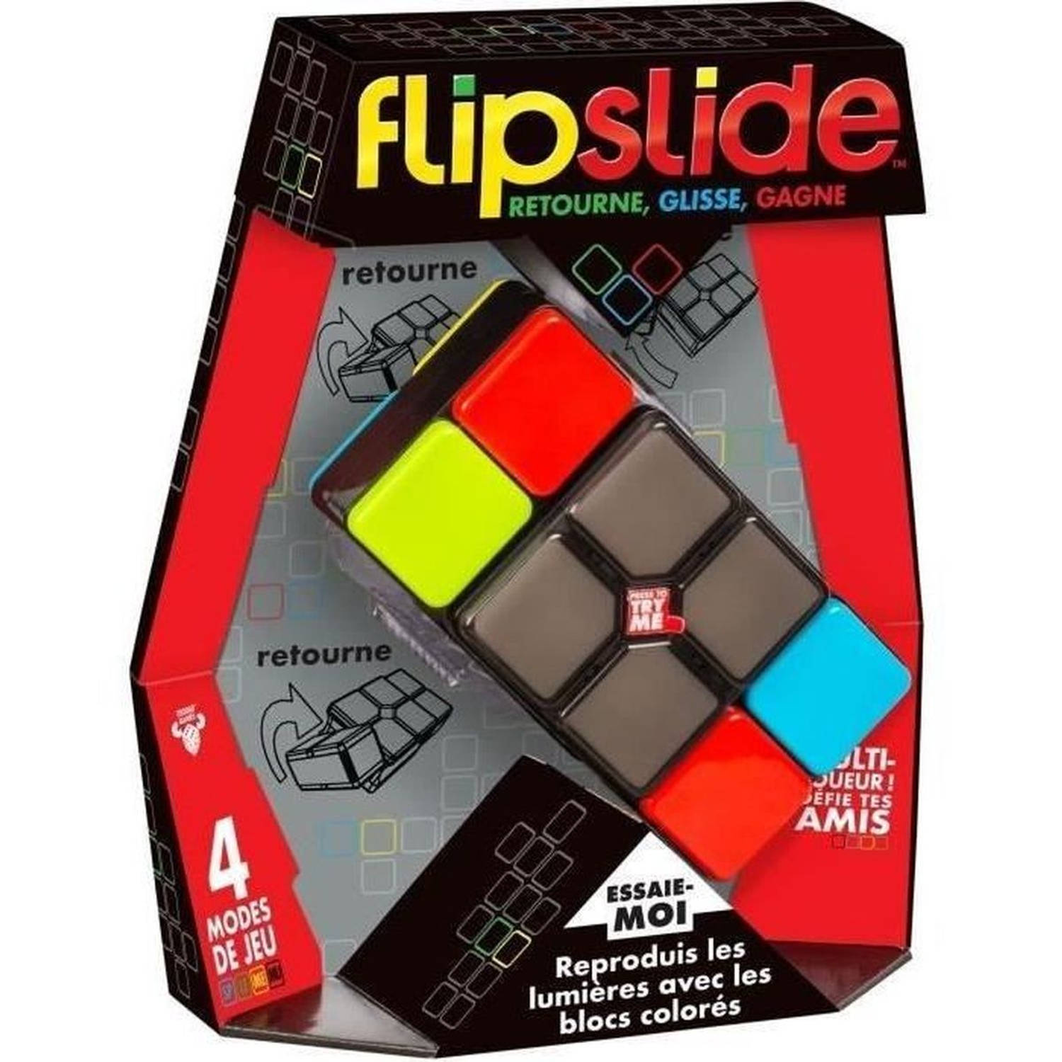 Flipslide - MOOSE TOYS - Elektronisch lichtcombinatiespel, inclusief batterijen