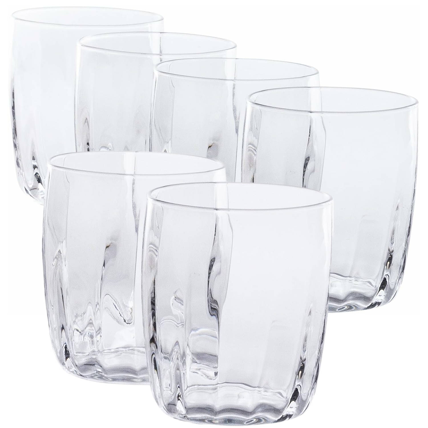 Bormioli Rocco Drinkglazen - 6-delig - 300 ml - helder glas - waterglazen - sapglazen - cocktailglazen - longdrinkglazen