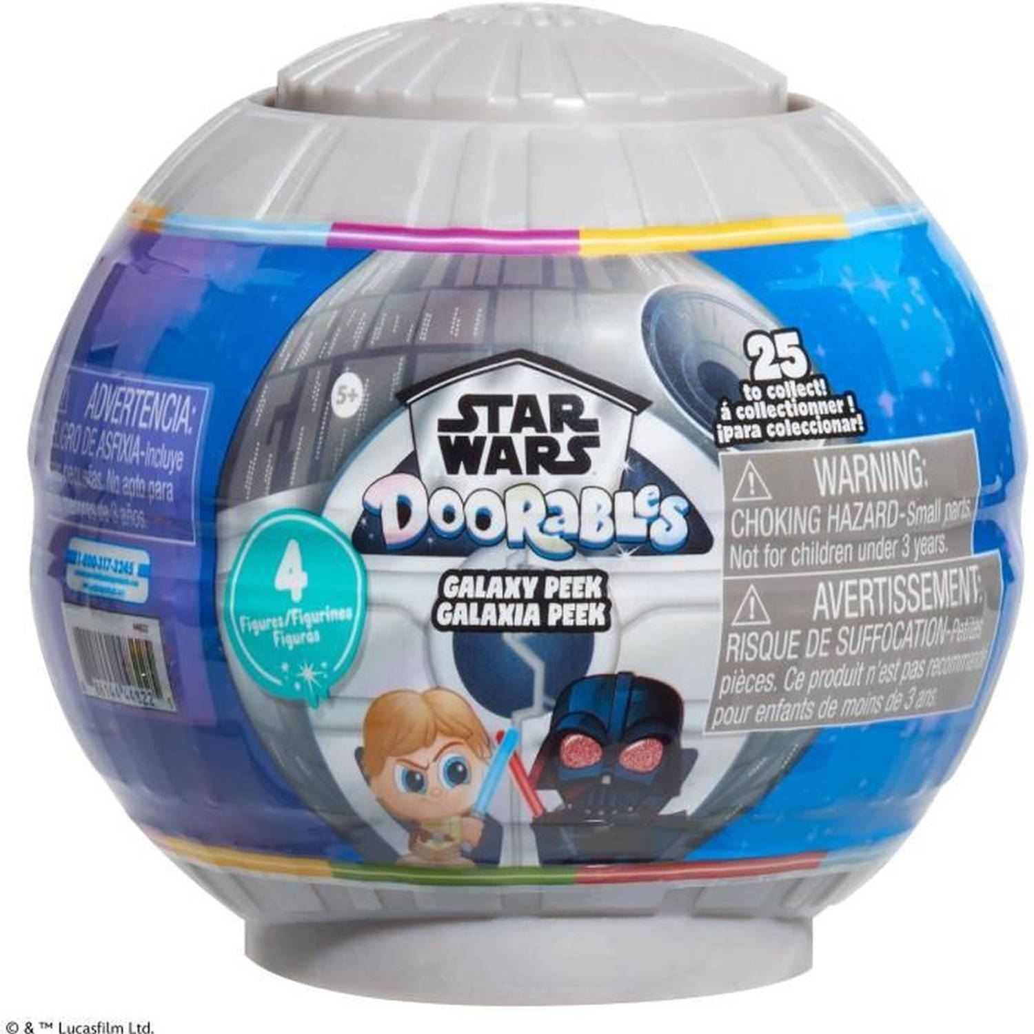 Verzamelbeeldjes - STAR WARS - Galaxy Peek capsule - 4 beeldjes, 4 cm, 25 om te verzamelen