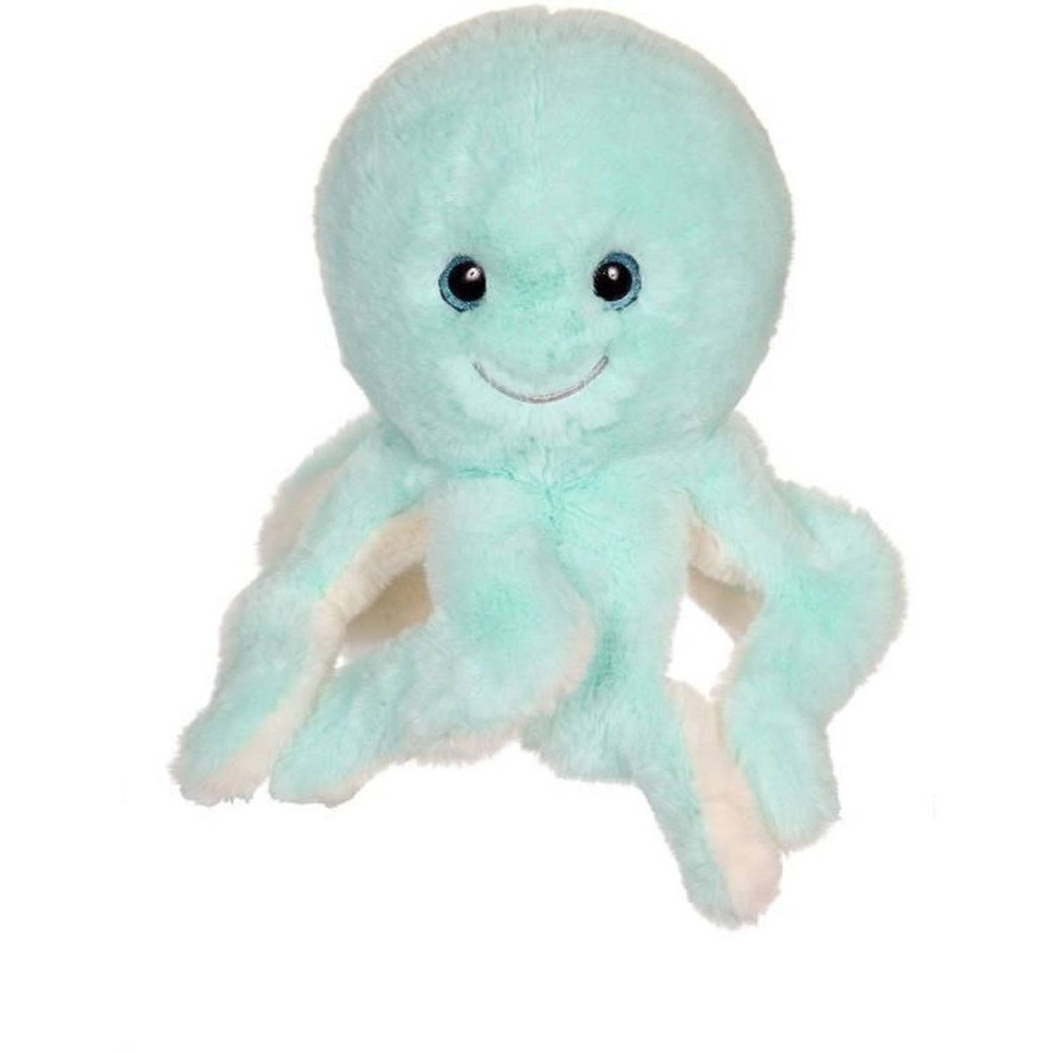 Octopus knuffel - GIPSY TOYS - Blauw, 32 cm