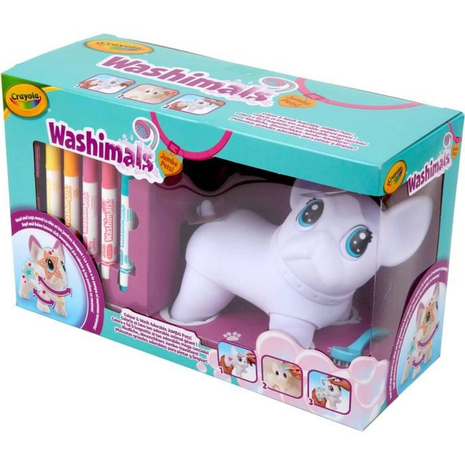 Crayola - Washimals - Hobbypakket - Jumbo Pets Set Big Wilbur Voor Kinderen