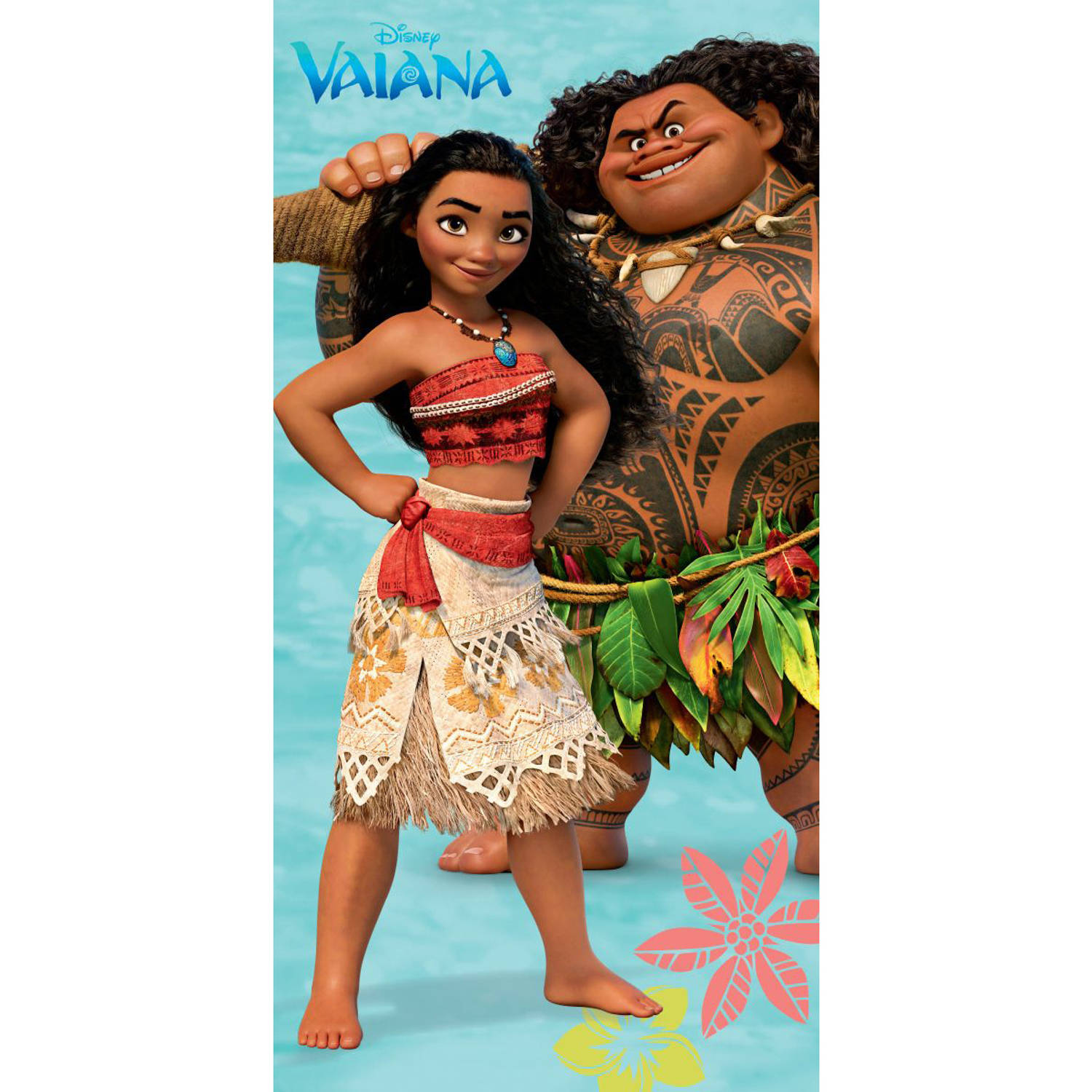 Disney Vaiana Strandlaken, Maui - 70 x 140 cm - Katoen