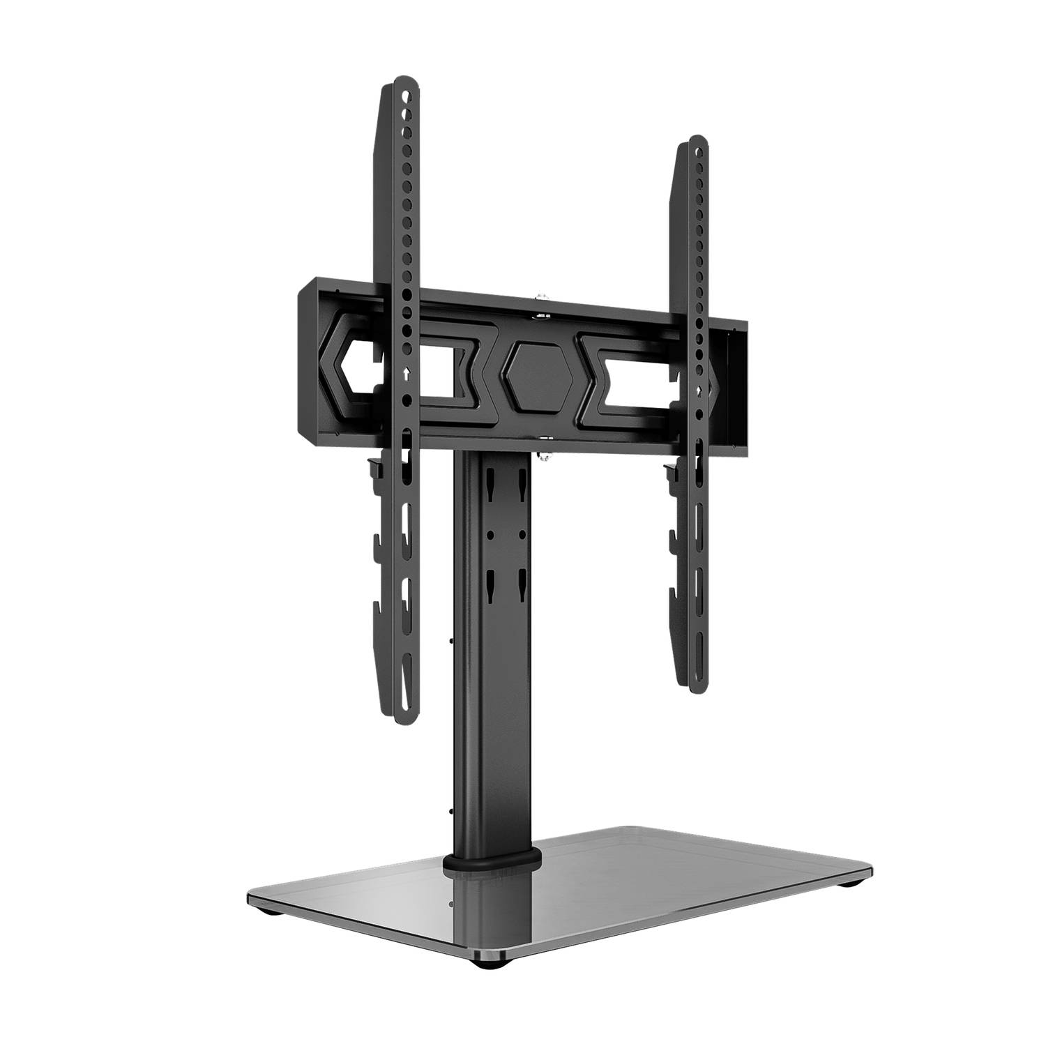 Cabletech Universele LED LCD TV Standaard Statief - Televisie Voet - 32 Tot 55 Inch - Kantelbaar - Elegant Ontwerp - Max 40 Kg - Zwart