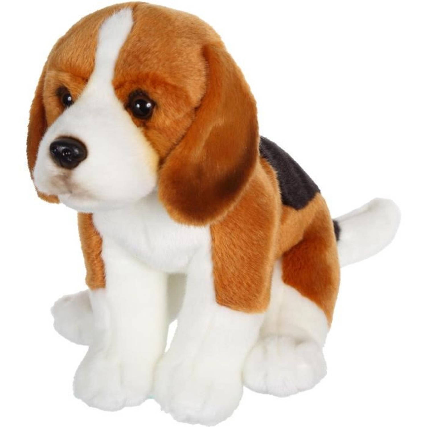 Beagle Hond Knuffel - GIPSY TOYS - Zittend, 25 cm