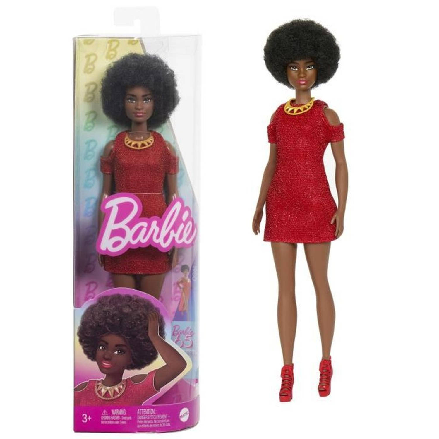 Barbie 65 jaar Fashionistas - Barbiepop - Geïnspireerd gedenkwaardige look 1980