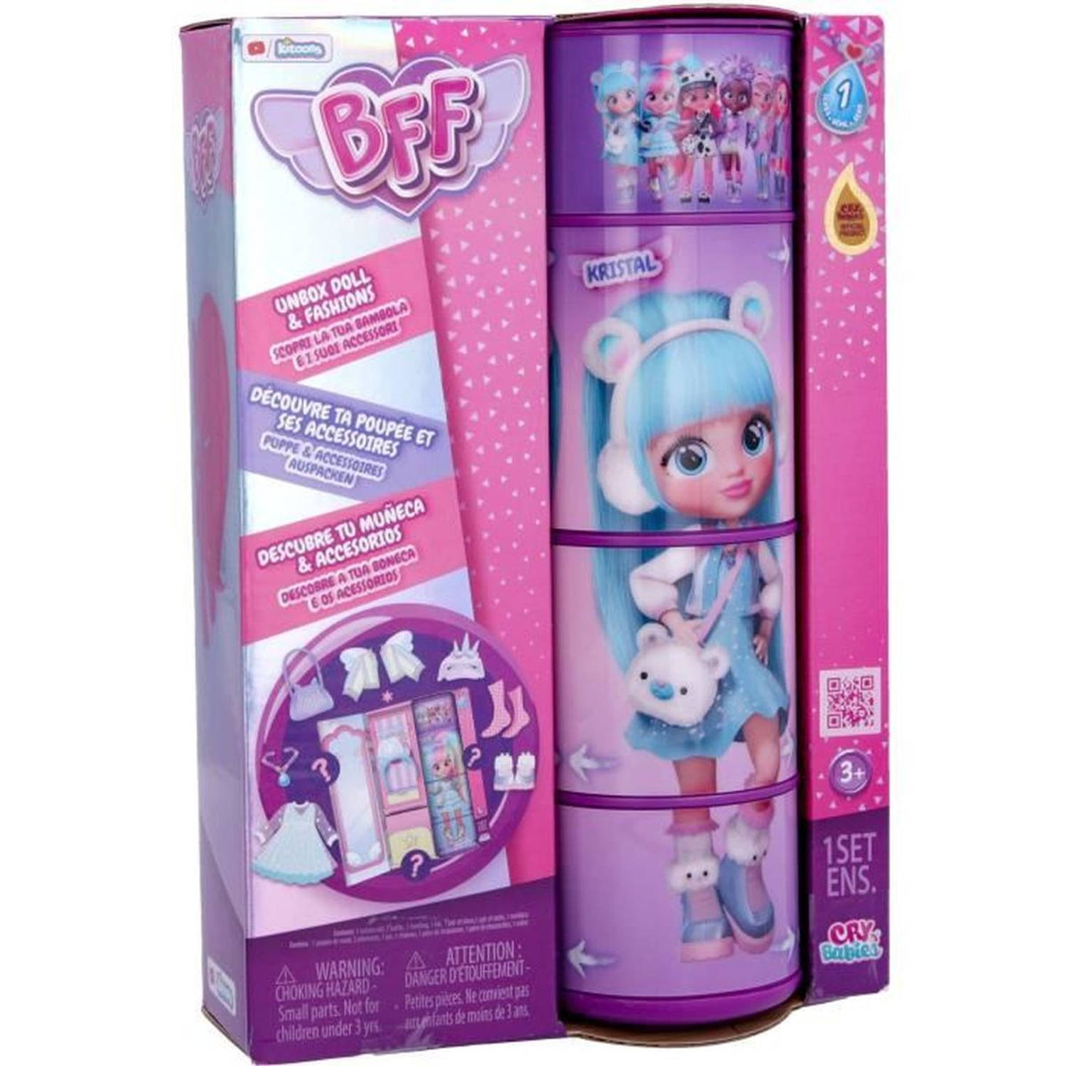 Tm Toys - Pop Kristal HUILBABY'S BFF - Cry Babies BFF Best Friends Forever