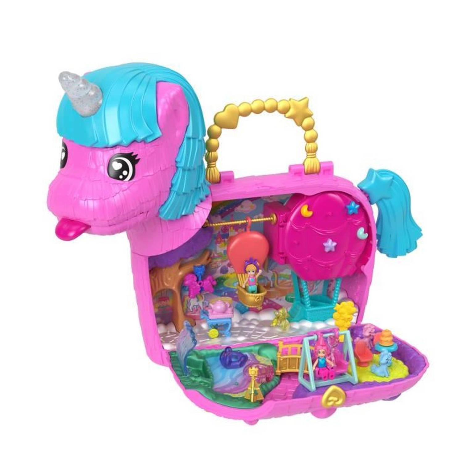 Polly Pocket-De eenhoorns krijgen een feestdoos met 2 minifiguren HYD96