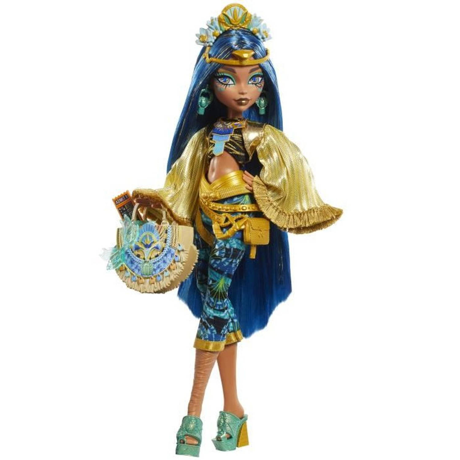 Monster High Cleo De Nile-pop met Monster Fest-outfit HXH81