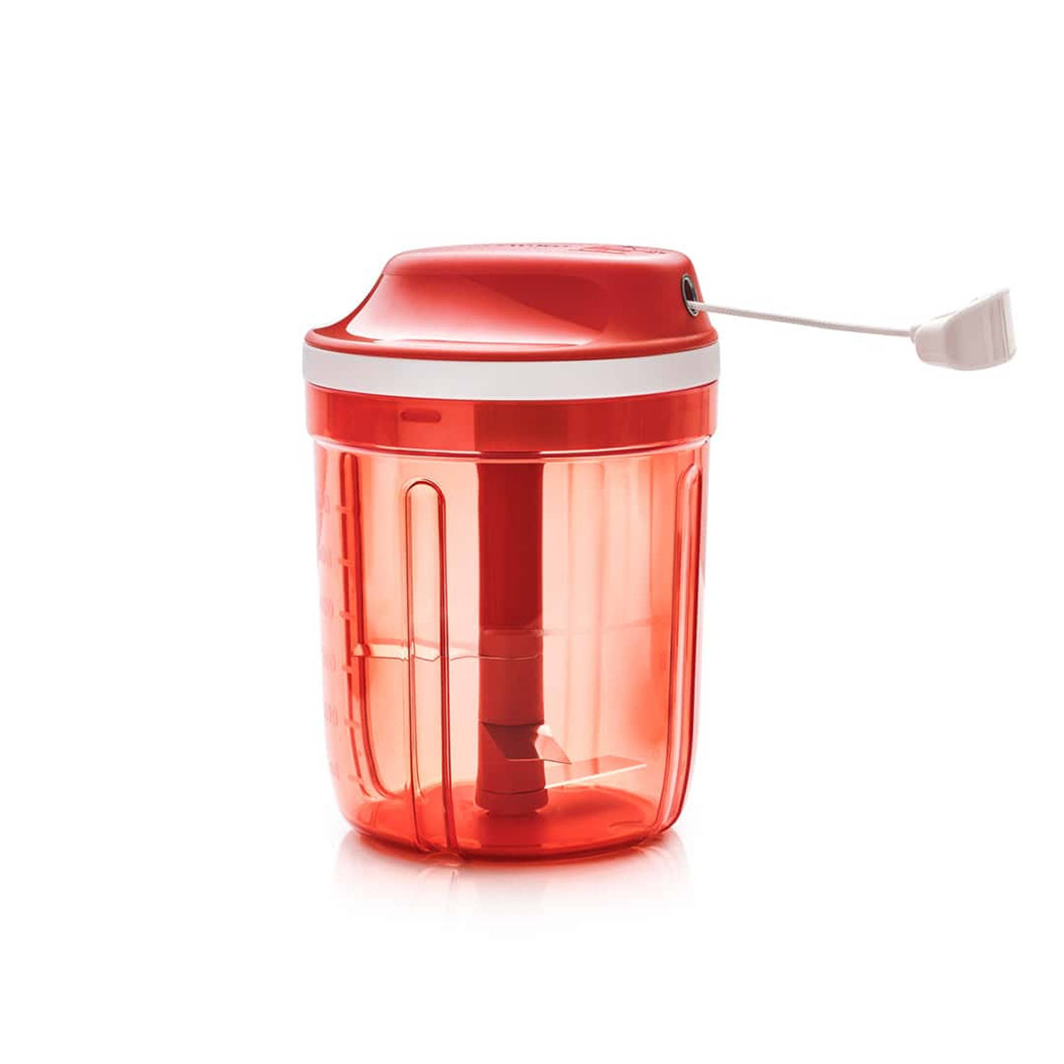 Tupperware SuperSonic Chopper - Groentesnijder - Uiensnijder - Uienhakker - Multi-hakker voor Groenten, Noten, Knoflook - Mixer - Hakker met Koord - Met de Hand bedienbaar Snijder