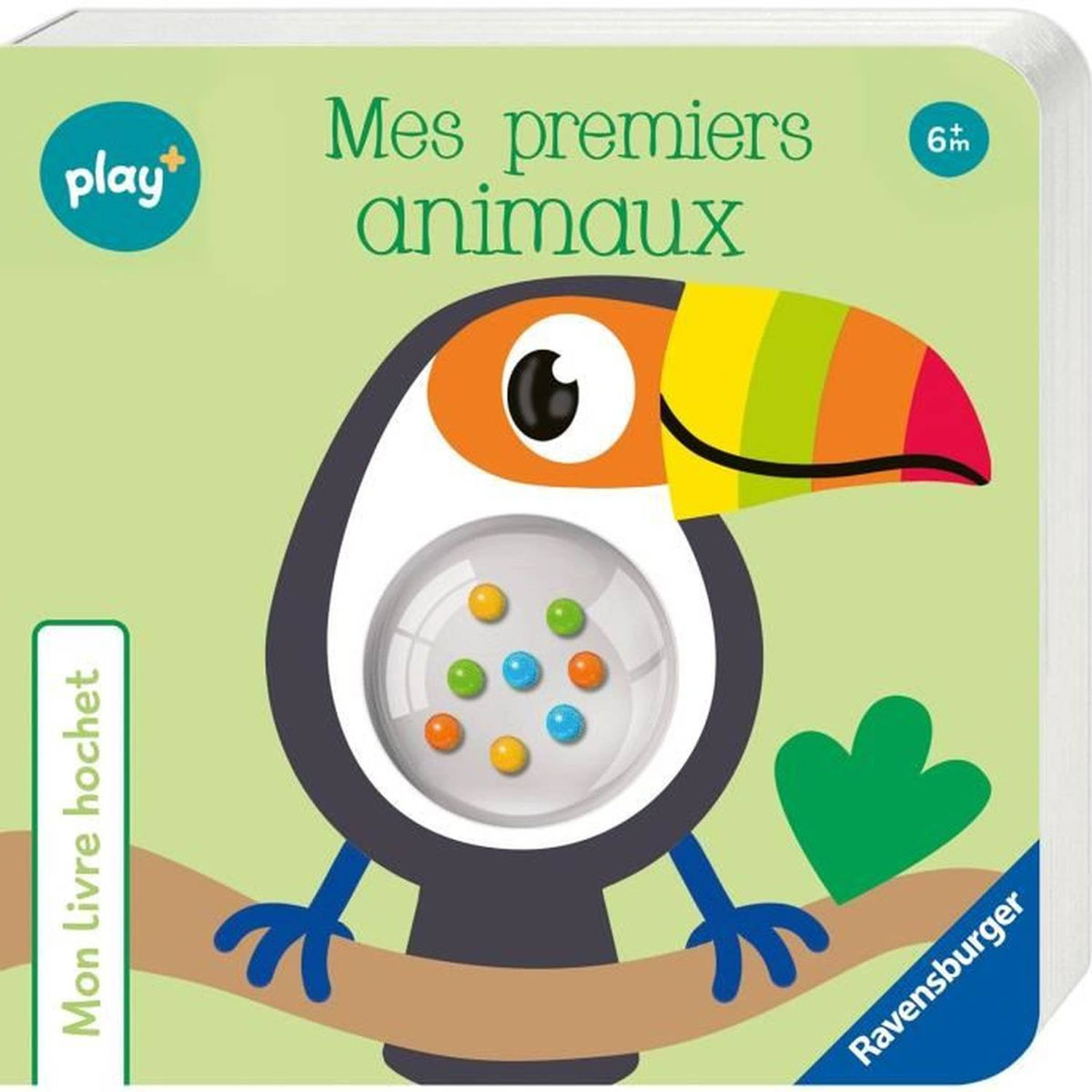 Ravensburger - Play+ - Mijn rammelaarboek Mijn eerste dieren - 13099029