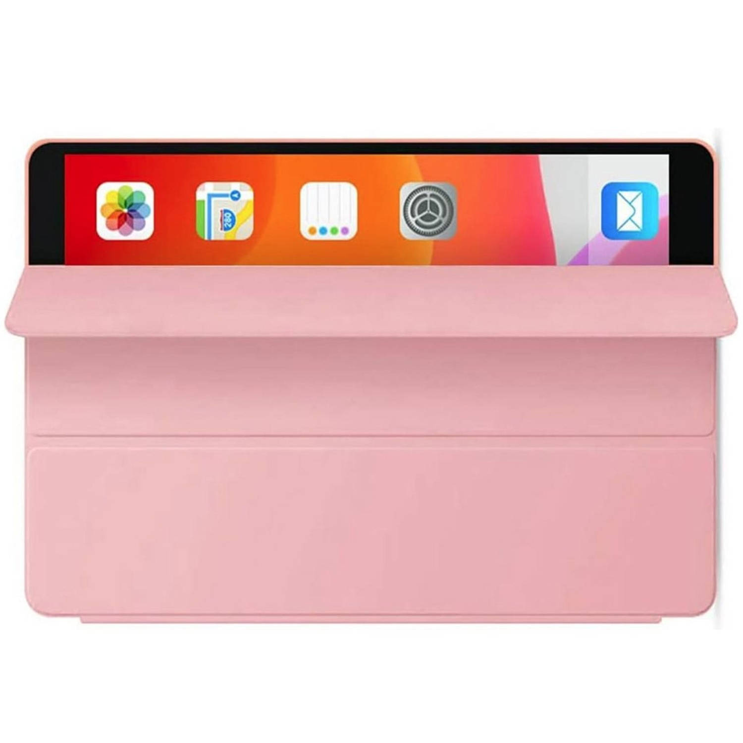 HEM Siliconen iPad Hoes geschikt voor iPad Pro 12.9 (2018/2020/2021/2022) - 12.9 inch - Rose - Draaibare Autowake Cover - iPad Pro 2018/2020/2021/2022 hoes - iPad Pro 3 / 4 / 5 Hoe