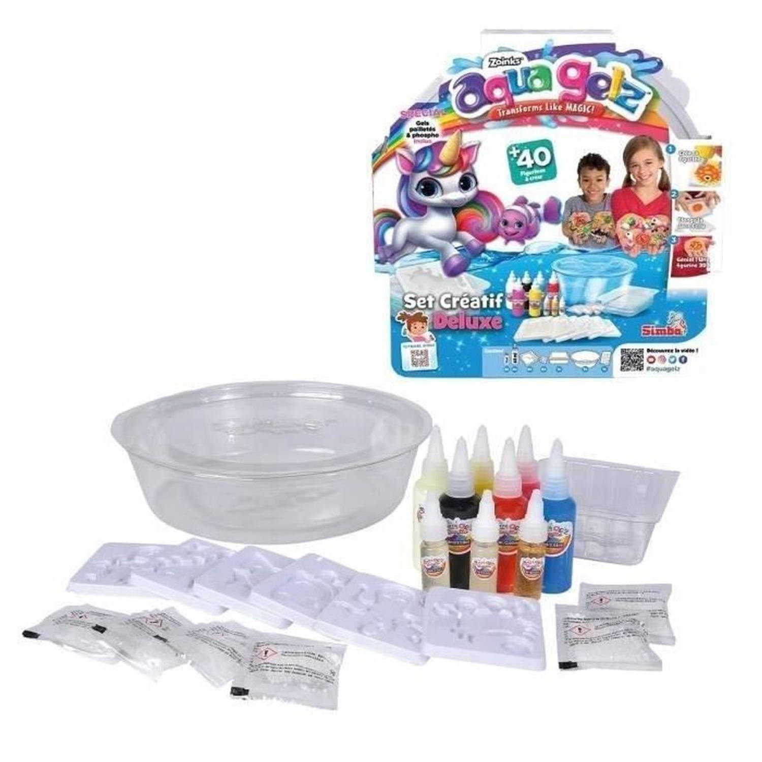 Simba - Aqua Gelz - Deluxe Creatieve Set - 3D Beeldje - Creatieve Kit voor kinderen - Geltubs - Vanaf 8 jaar