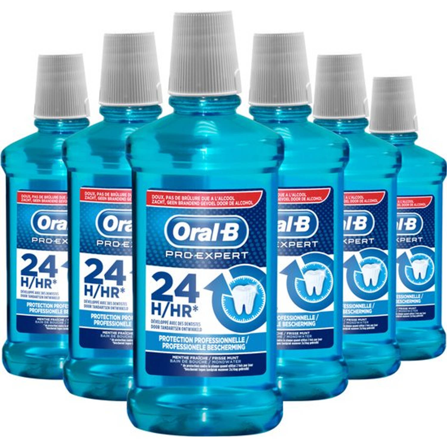 Oral-B Pro Expert Fresh Mint Voordeelverpakking 6x250 ml Mondwater