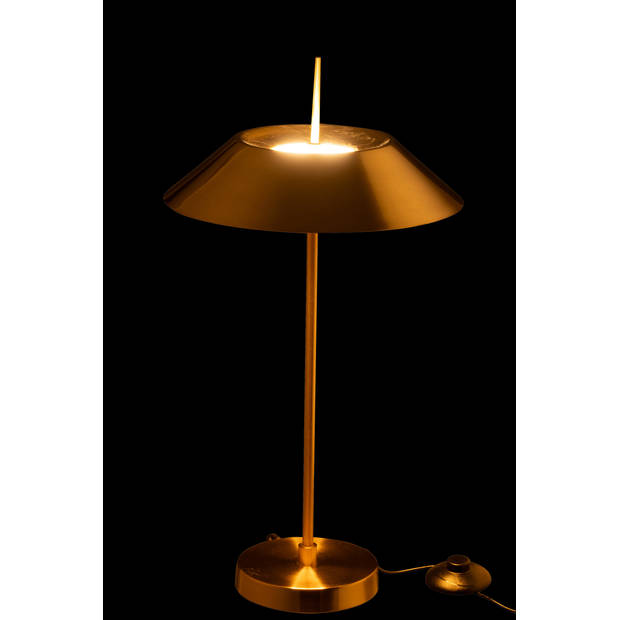 J-line - Lamp Led Metaal Goud - 30.5x30.5x56cm