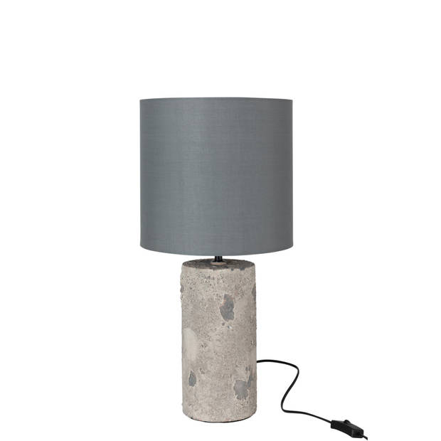 J-line - Lamp+kap Greta Beton Grijs Small - 29x29x59cm