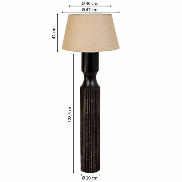 Vloerlamp Alexandra House Living Bruin 220-240 V 20 x 128 x 20 cm