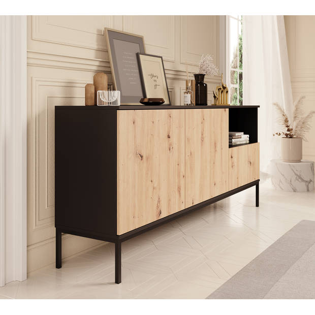 Meubella Dressoir Lagos - Eiken - 180 cm