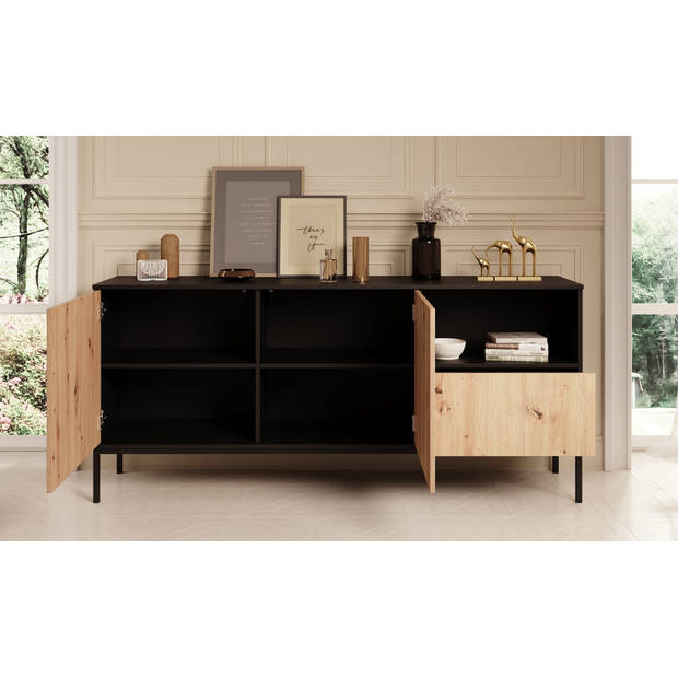 Meubella Dressoir Lagos - Eiken - 180 cm